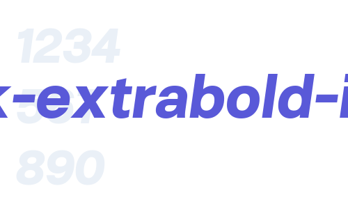 hergon-grotesk-extrabold-italic-webfont Font