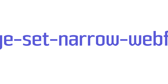 heritage-set-narrow-webfont Font Download