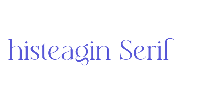 histeagin Serif Font Download