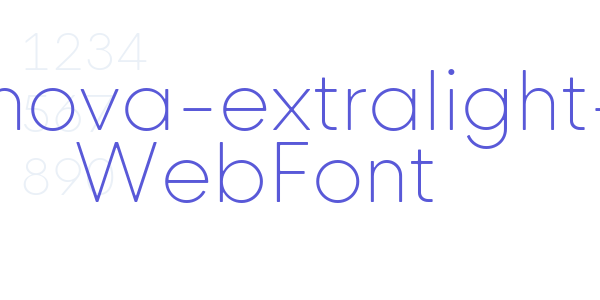 hk-nova-extralight-r WebFont font