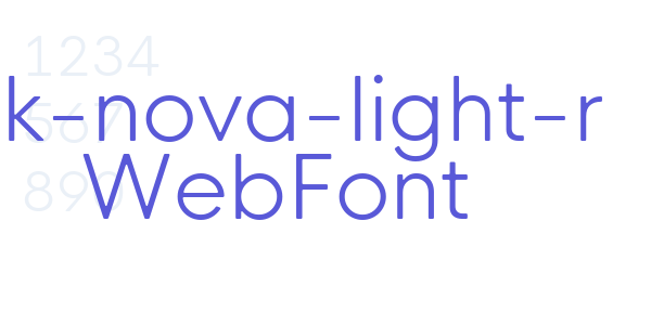 hk-nova-light-r WebFont font free