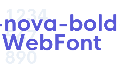 hk-nova-bold-r WebFont Font Download