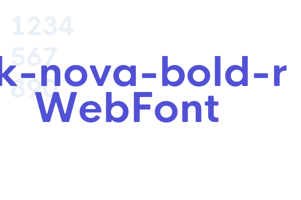 hk-nova-bold-r WebFont Font Download