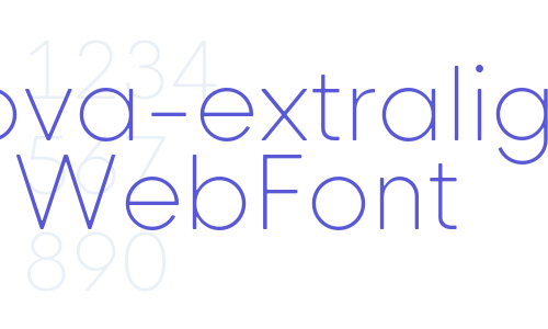 hk-nova-extralight-r WebFont Font Download