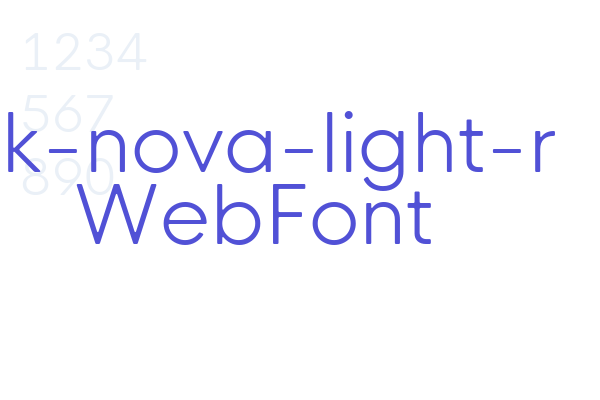 hk-nova-light-r WebFont Font Download