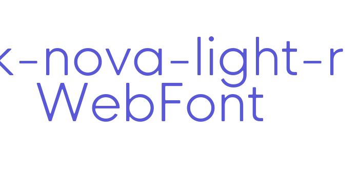 hk-nova-light-r WebFont Font