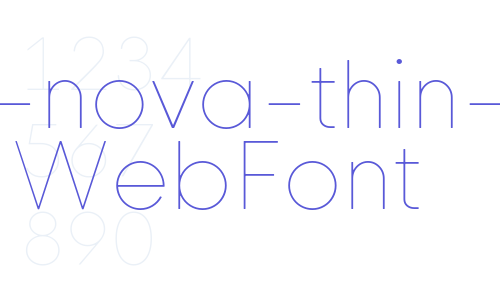 hk-nova-thin-r WebFont Font Download