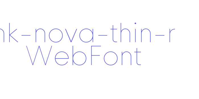 hk-nova-thin-r WebFont Font Download