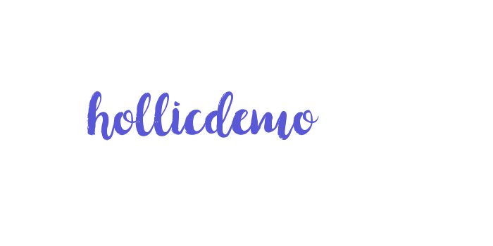 hollicdemo Font