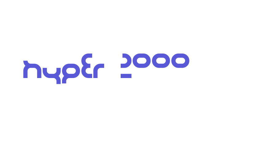 hyper 2000 Font