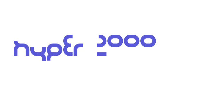 hyper 2000 Font Download