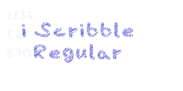 i Scribble Regular font free