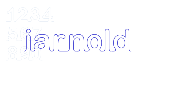 iarnold font