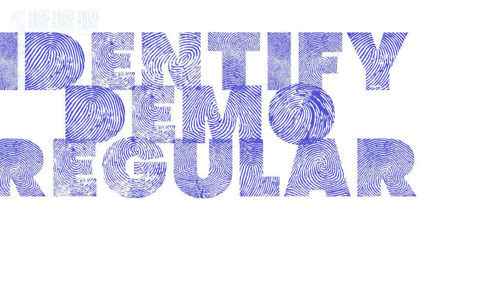 identify demo Regular-font-download