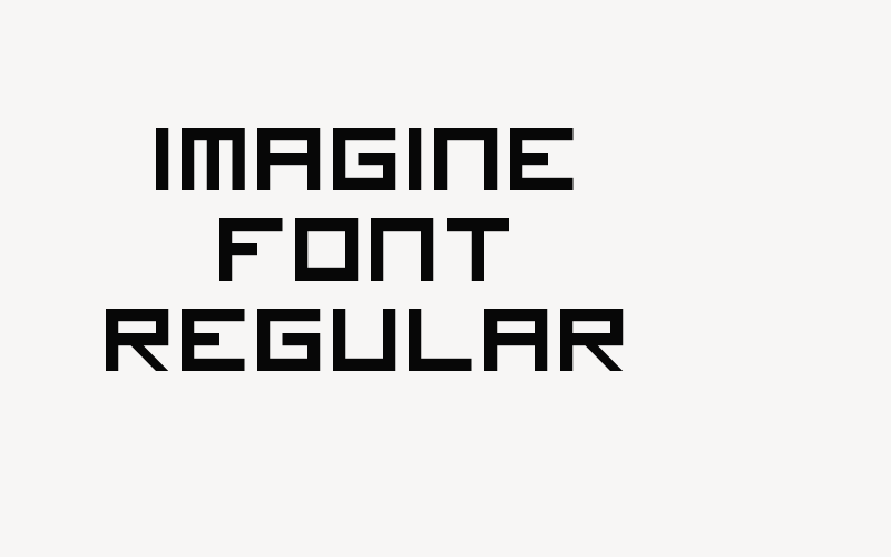 imagine font Regular Font