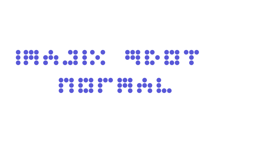 imajix 9dot  Normal Font Download