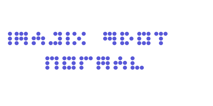 imajix 9dot  Normal Font Download