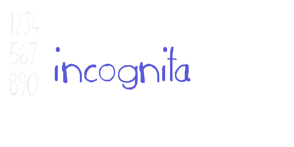 incognita font free