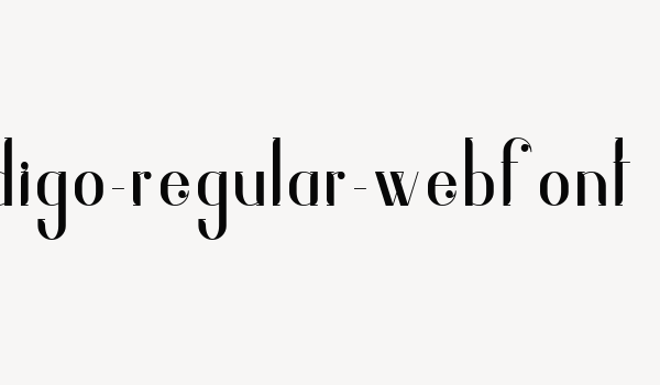 indigo-regular-webfont Font