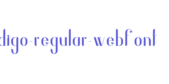 indigo-regular-webfont Font Download