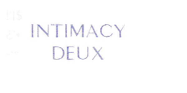 intimacy deux font free