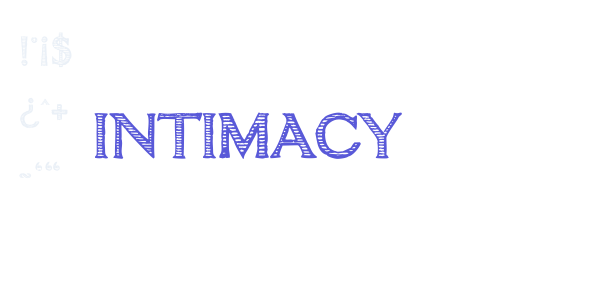 intimacy font free