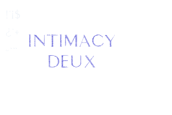 intimacy deux Font Download