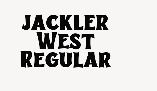 jackler West Regular Font