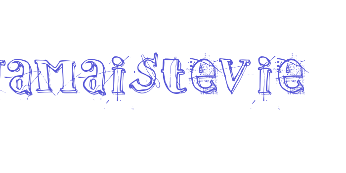 jamaistevie Font Download