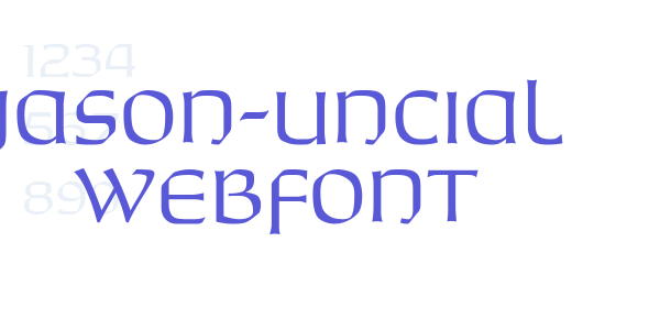 jason-uncial WebFont font free