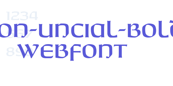 jason-uncial-bold WebFont font free