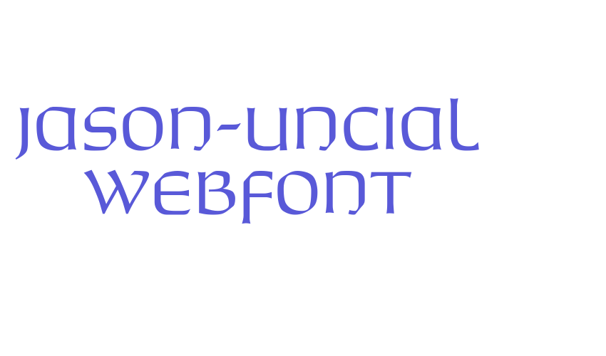 jason-uncial WebFont Font