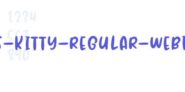 jealous-kitty-regular-webfont font free