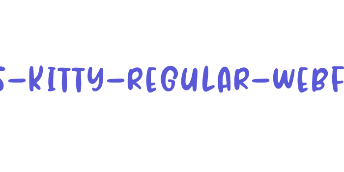 jealous-kitty-regular-webfont Font Download