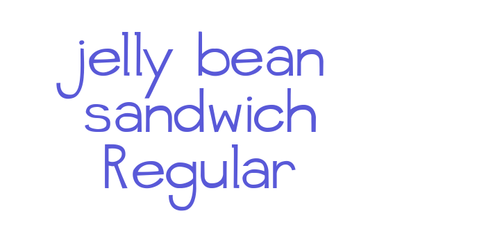 jelly bean sandwich Regular Font Download