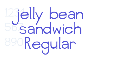jelly bean sandwich Regular-font-download