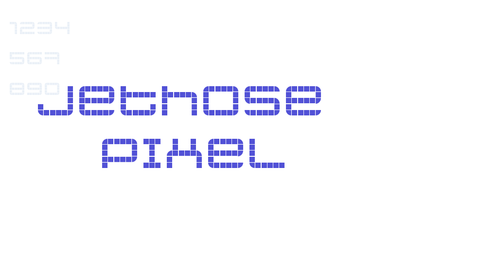 jethose  PIXEL-font-download