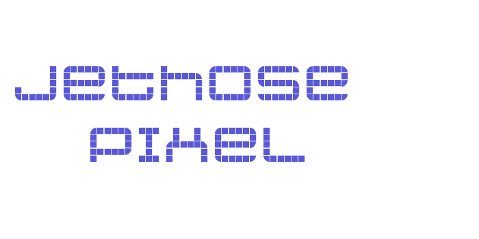 jethose  PIXEL Font