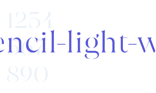 joane-stencil-light-webfont Font Download