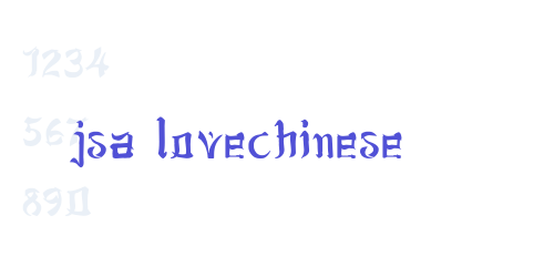 jsa lovechinese-font-download