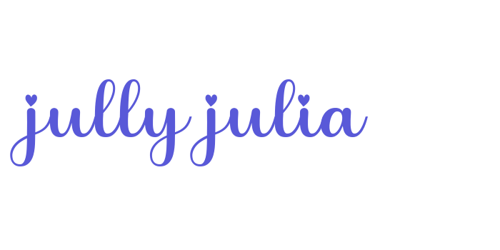 jully julia Font