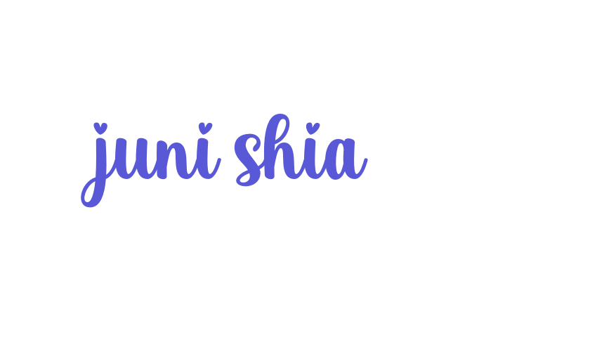 juni shia Font