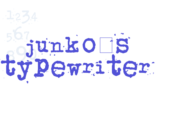 junko’s typewriter Font Download