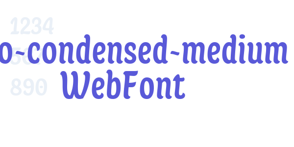 juno-condensed-medium WebFont font