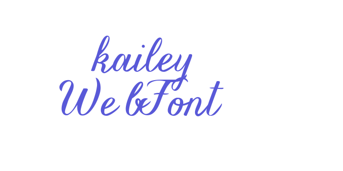 kailey WebFont Font