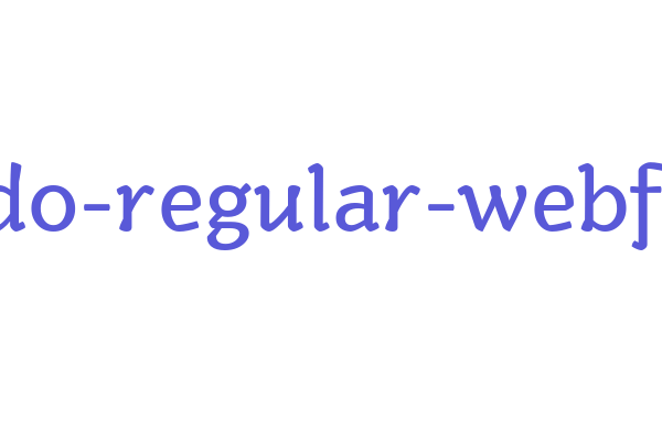 kamado-regular-webfont Font