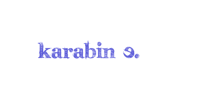 karabin E. Font Download