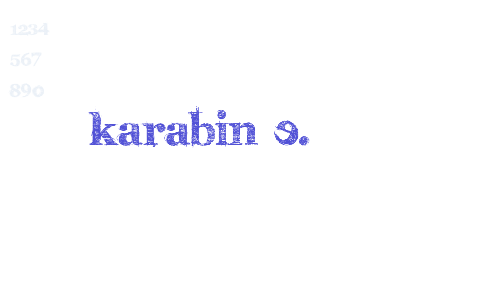 karabin E.-font-download