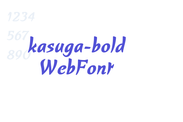 kasuga-bold WebFont Font Download