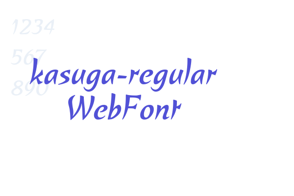 kasuga-regular WebFont Font Download